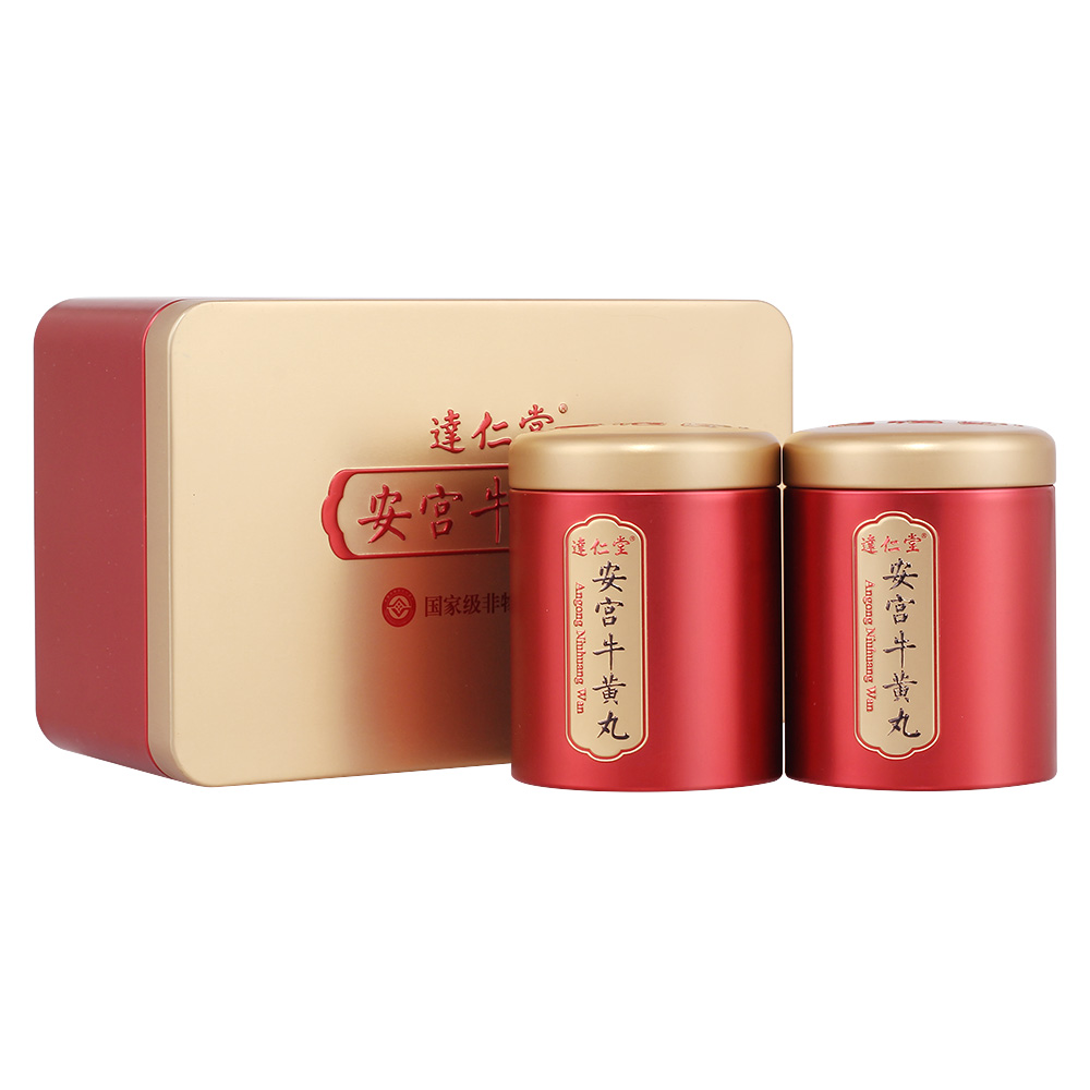 逹仁堂 安宫牛黄丸 3g*2s(逹仁堂精品版) 天津中新药业集团股份有限